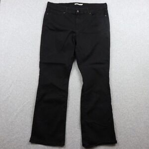 Levi's Jeans Womens 18 Classic Bootcut Stretch Flex 5-Pocket Denim Black